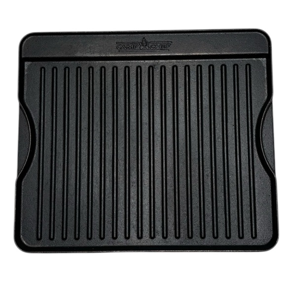 Heavy Duty Double Sided Griddle Grill w/Carry Bag - Picture 2 of 12